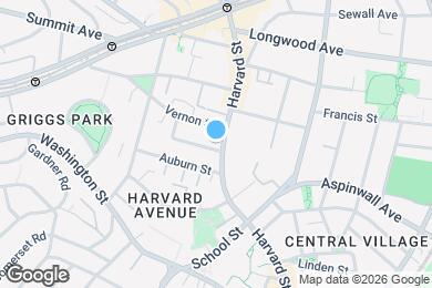 Map image of the property - 158 Harvard St