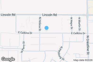 Map image of the property - 1517 E Calkins Dr