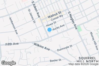 Map image of the property - 5405 Fifth Avenue