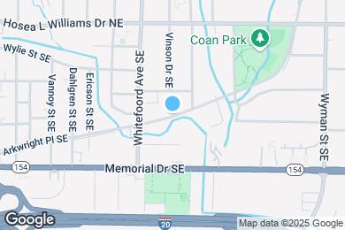 Map image of the property - 1428 Woodbine Ave SE