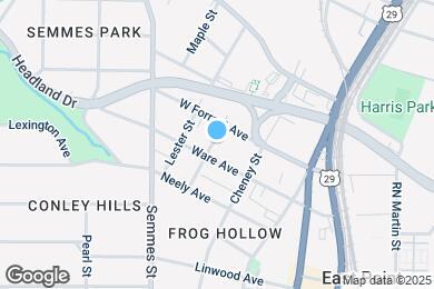 Map image of the property - 2616 Oak St
