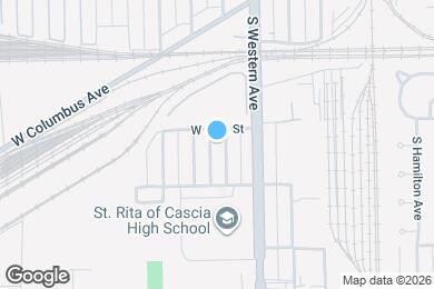 Map image of the property - 7612 S Artesian Ave