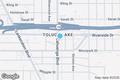 Map image of the property - 4442 Cahuenga Blvd