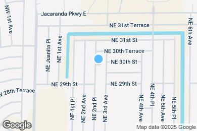 Map image of the property - 2923 NE 2nd Pl