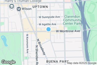 Map image of the property - 909 W Montrose Ave