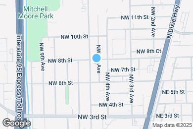 Map image of the property - 715 NW 5th Ave