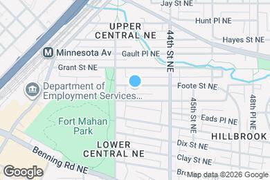 Map image of the property - 4219 Foote St NE