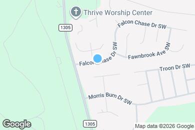 Map image of the property - 4613 Falcon Chase Dr SW