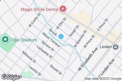 Map image of the property - 411 Brook St