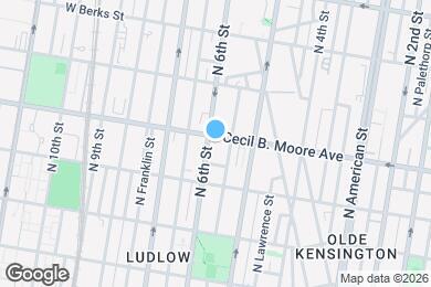 Map image of the property - 1649 N 6th St