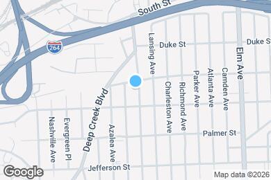 Map image of the property - 1706 Des Moines Ave