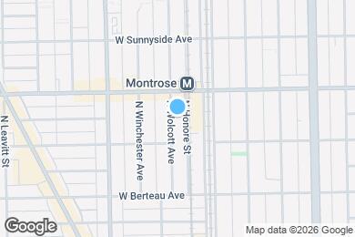 Map image of the property - 4329 N Wolcott Ave