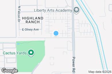 Map image of the property - 4675 E Olney Ave