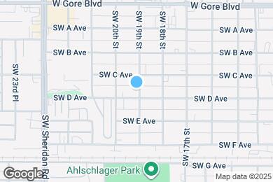 Map image of the property - 307 SW 19th St