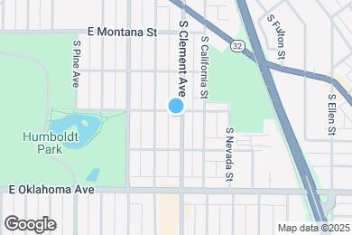 Map image of the property - 1129 E Idaho St