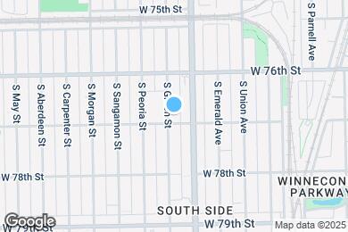 Map image of the property - 7653 S Green St