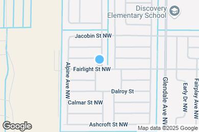 Map image of the property - 1805 Fairlight St NW