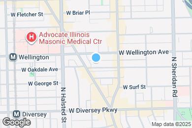 Map image of the property - 648 W Oakdale Ave