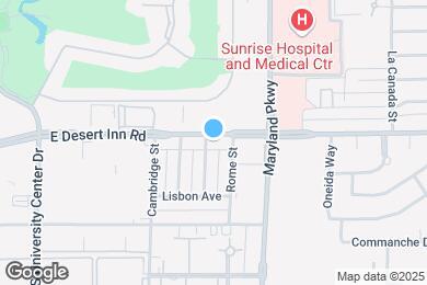 Map image of the property - 1107 E Desert Inn Rd