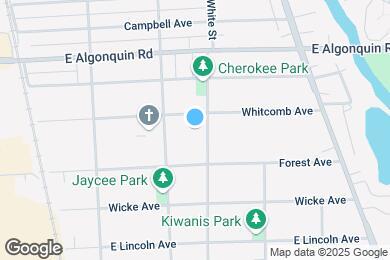 Map image of the property - 1571 Whitcomb Ave
