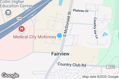 Map image of the property - The Bridge at McKinney