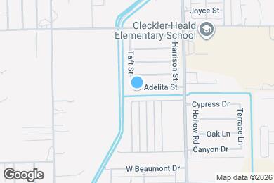 Map image of the property - 2008 W Adelita St