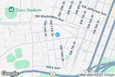Map image of the property - 1043 SW Western Blvd