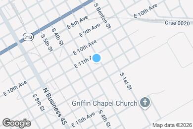 Map image of the property - 908 E 12th Ave