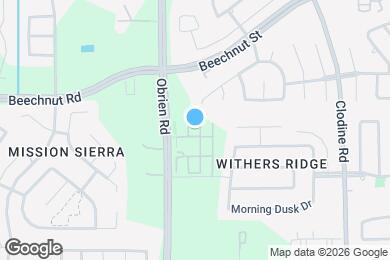 Map image of the property - Haven at Mission Trace