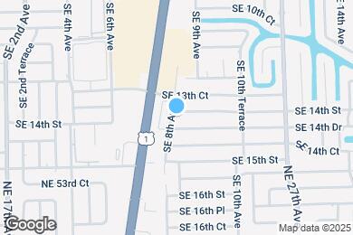 Map image of the property - 1400 SE 8th Ave
