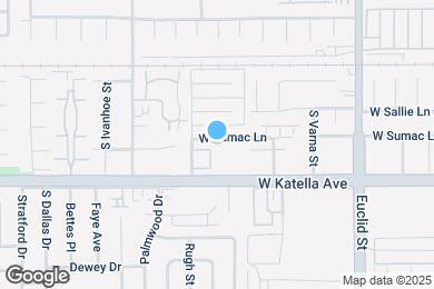Map image of the property - 1822 W Sumac Ln
