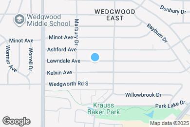 Map image of the property - 3721 Lawndale Ave
