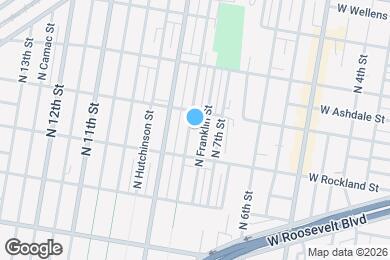 Map image of the property - 4943 N 8th St