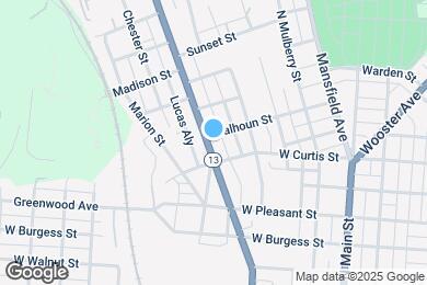 Map image of the property - 608 N Sandusky St