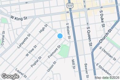 Map image of the property - 411 S Arch St