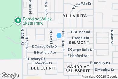 Map image of the property - 17621 N 42nd St