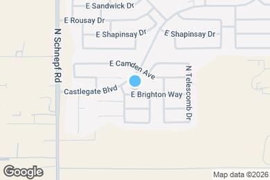 Map image of the property - 3886 E Brighton Way