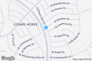 Map image of the property - 17810 N Desert Glen Dr
