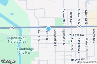 Map image of the property - 132 Elm St S