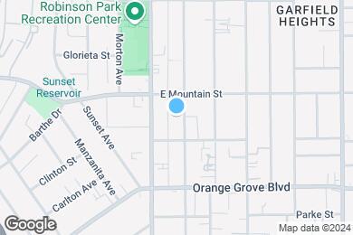 Map image of the property - 853-861 N Raymond Ave