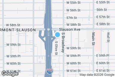 Map image of the property - 5856 1/2 S Olive St