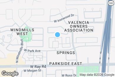 Map image of the property - 3435 W Frankfurt Dr