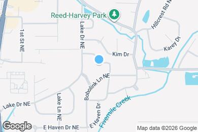 Map image of the property - 420 Argonne Dr NE