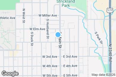 Map image of the property - 134 S Main St