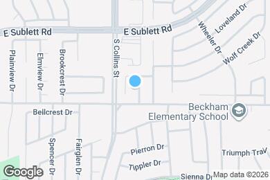 Map image of the property - 6406 Brookglen Dr