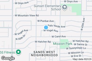 Map image of the property - 4841 W Vogel Ave