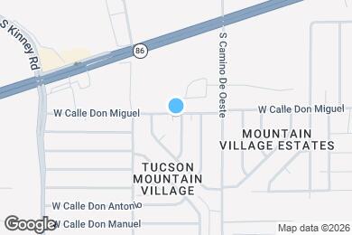 Map image of the property - 4324 S Avenida Don Arturo