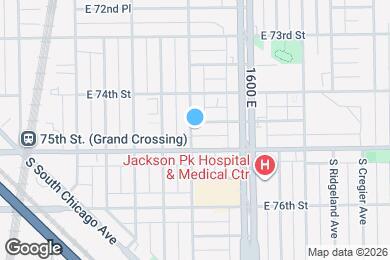 Map image of the property - 1501 E 74th Pl