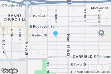 Map image of the property - 830 N 10th St