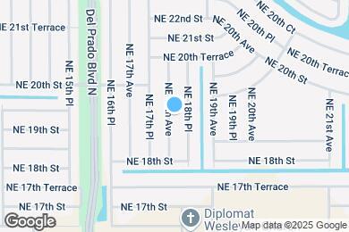 Map image of the property - 1905 NE 18th Ave